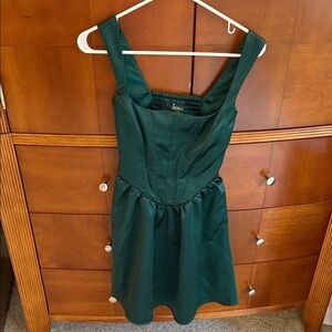 Elegant Green Sleeveless Dress Wild Fable